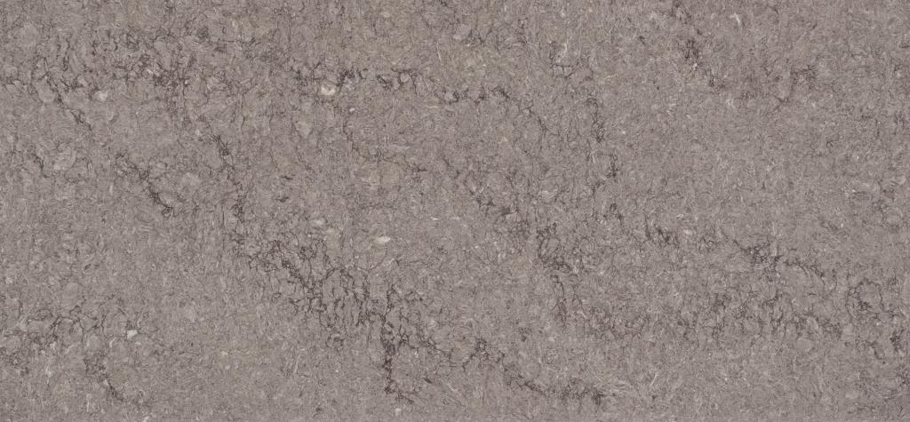 Blat kuchenny z konglomeratu wykonany na wymiar, szary – Caesarstone Turbine Grey – polerowany