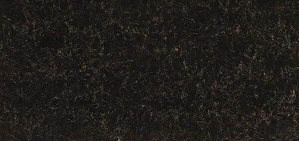 Blat kuchenny z konglomeratu wykonany na wymiar, czarny – Caesarstone Woodlands – polerowany